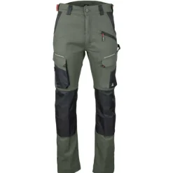 Pantalon Stretch Memory vert du 40 au 54*LMA Outlet