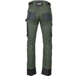 Pantalon Stretch Memory vert du 40 au 54*LMA Outlet