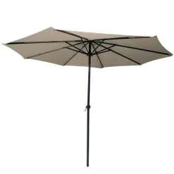 Parasol Rond Ø 2,70 m marron – Élégance et protection solaire pour vos espaces extérieurs.* Clearance