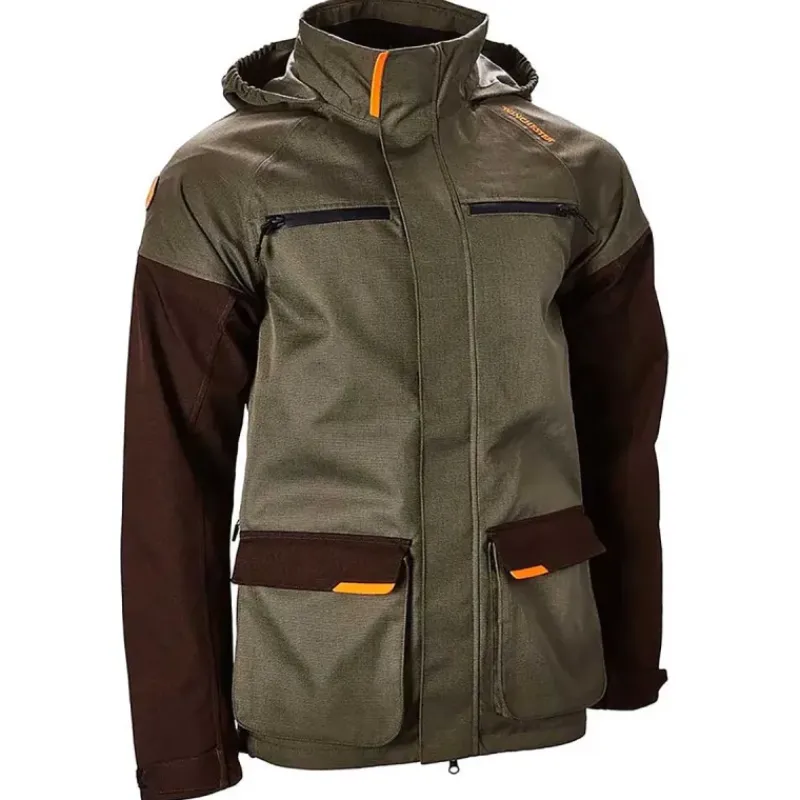 Parka Homme ® Track Racoon Vert - Manches Longues & Capuche*WINCHESTER Best