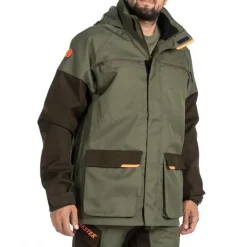 Parka Homme ® Track Racoon Vert - Manches Longues & Capuche*WINCHESTER Best