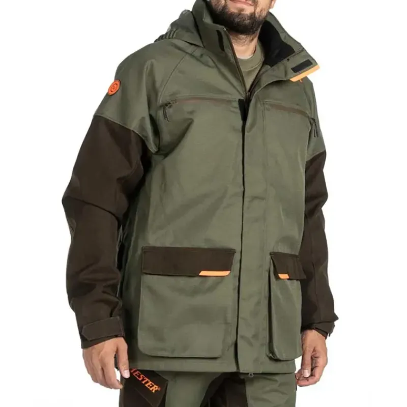 Parka Homme ® Track Racoon Vert - Manches Longues & Capuche*WINCHESTER Best