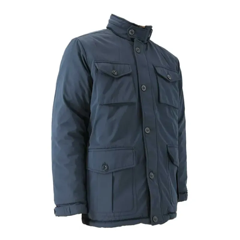 Parka réversible col montant polyester marron/bleu marine M à 2XL*VERNEY CARRON Sale