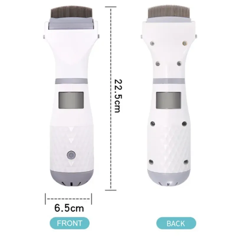 Peigne électrique anti-poux autonomie 4-6h LED 3 niveaux silencieux* Discount