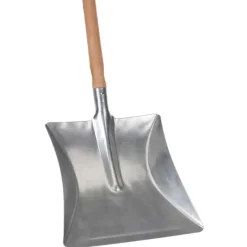 Pelle métal zingué 23x22cm manche bois 43,5cm*