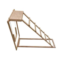 Perchoir poules en bois 1 échelle avec balançoire* Best