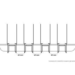 Pics anti-pigeon spécial gouttières galvanisé lot de 240* Clearance