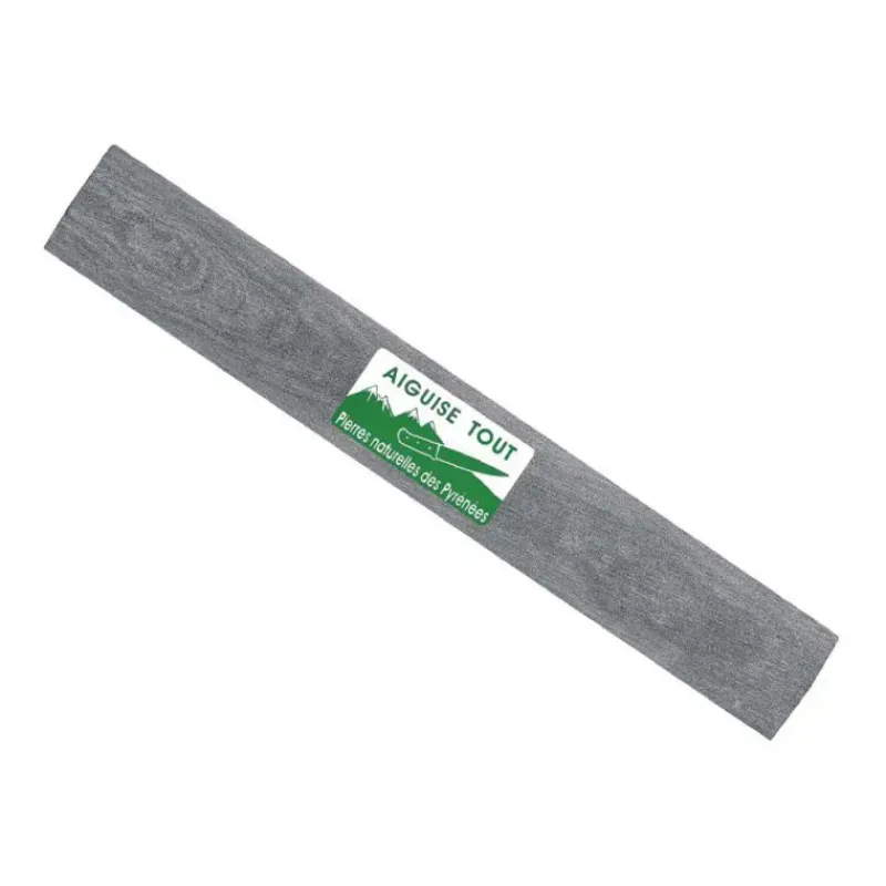 Pierre à aiguiser naturelle des Pyrénées "Aiguise tout" 23cm* New