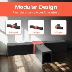 Piège à rongeurs d'angle électrique USB - 2 tunnels - 2000V* Best