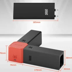 Piège à rongeurs d'angle électrique USB - 2 tunnels - 2000V* Best