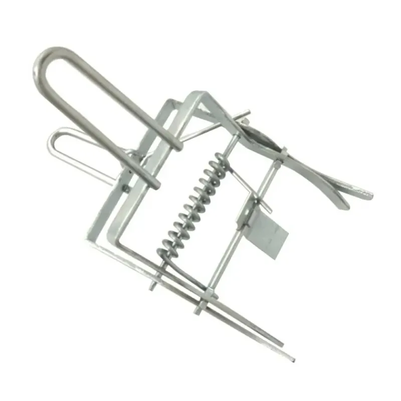 Piège à taupes en métal robuste - 21x11x11cm* New