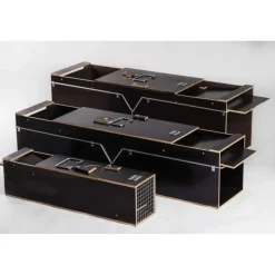 Piège boite à fauve bois 2 entrées ouverture 135x19x24* Hot