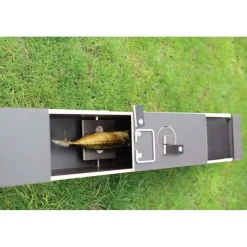 Piège boite à fauve bois 2 entrées ouverture 135x19x24* Hot