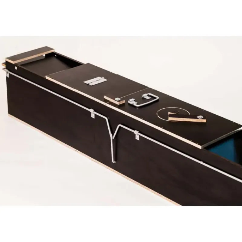 Piège boite à fauve bois 2 entrées ouverture 135x19x24* Hot