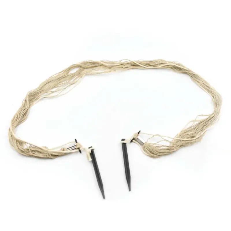 Piège bourse à lapin en lin 120 cm avec piquets de fixation* Discount