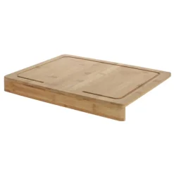 Planche à Découper en Bambou Naturel avec Rebord Antiglisse 45 cm* Online