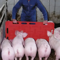 Plaque à porc PVC robuste rouge* Outlet