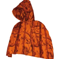 Pèlerine Dinan Ghost imperméable polyuréthane orange blaze&black*VERNEY CARRON New