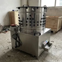 Plumeuse professionnelle Cylindra inox 144 doigts 0,75kW*River Systems