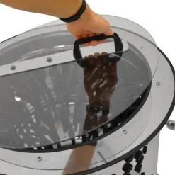 Plumeuse professionnelle Cylindra inox 144 doigts 0,75kW*River Systems