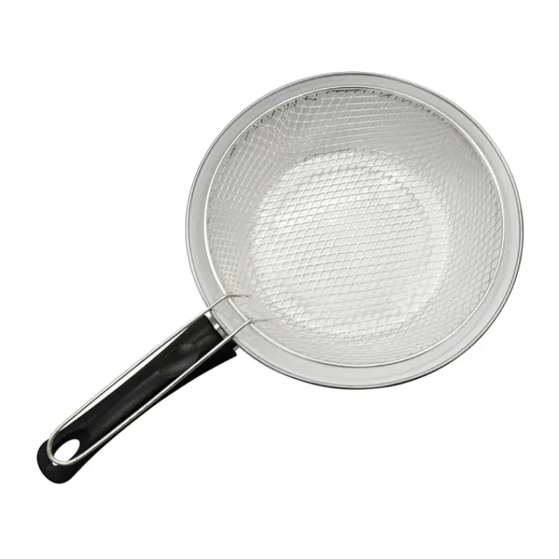 Poêle à friture 26 cm avec panier égouttoir en acier* Best