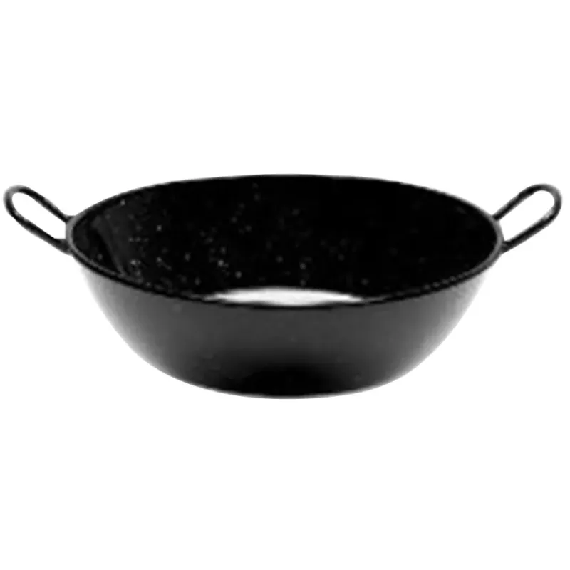 Poêle profonde émaillés poignées acier laminé Ø30cm*Vaello Outlet