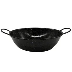 Poêle profonde émaillés poignées acier laminé Ø30cm*Vaello Outlet