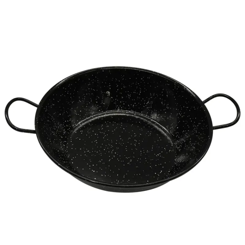 Poêle profonde émaillés poignées acier laminé Ø30cm*Vaello Outlet