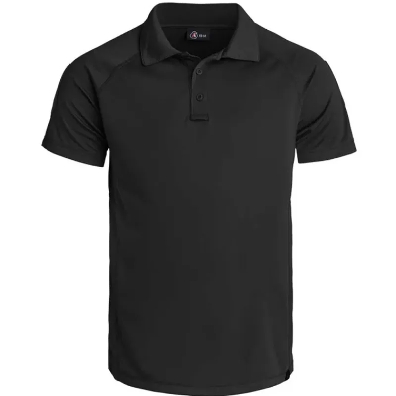 Polo Instructor fit respirant polyester léger noir M à 3XL*A10 Equipment Outlet