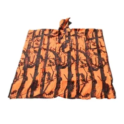 Poncho imperméable polyester enduit orange taille unique*Percussion Clearance