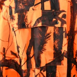 Poncho imperméable polyester enduit orange taille unique*Percussion Clearance