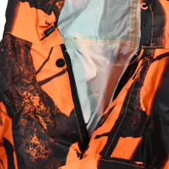 Poncho imperméable polyester enduit orange taille unique*Percussion Clearance