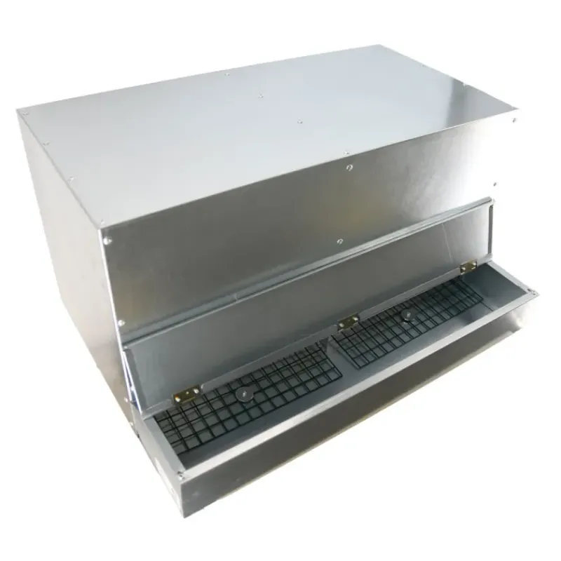 Pondoir galvanisé ramassage extérieur 2 cases* Hot