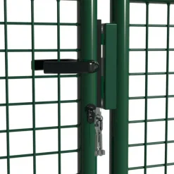 Portail 2 vantaux grillagé 3x1,5m - Maille 50mm - Vert* Hot