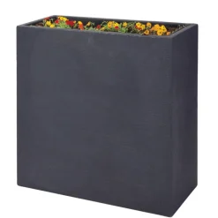 Pot de fleurs anthracite plastique 60 X 26 X 60 cm* Sale
