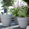 Pot de fleurs Ø30xH25cm en plastique recyclé - ® Gris*Elho Hot