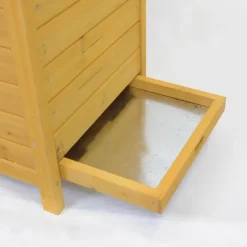 Poulailler bois Avistar 2 poules 80 X 47 X H 77 cm*Ducatillon Sale