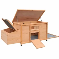 Poulailler en bois avec fenêtre toit en asphalte 3 poules* New