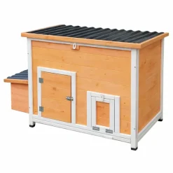 Poulailler Hefa+ en pin traité avec toit plastique - 6 poules* Sale