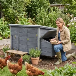 Poulailler Managua Stone bois et aluminium* Outlet