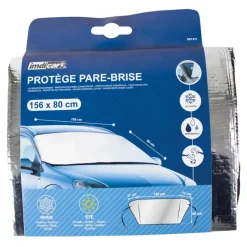 Protège pare-brise anti-givre 156x80cm avec crochets pare-soleil* Clearance
