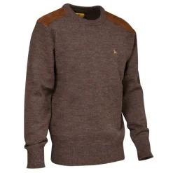 Pull marron col rond Verney-Carron Fox taille S à 3XL*VERNEY CARRON Outlet