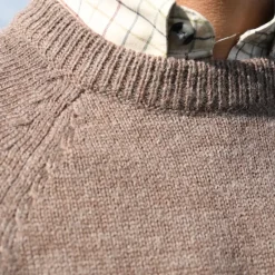 Pull Roanne col rond brun* Hot