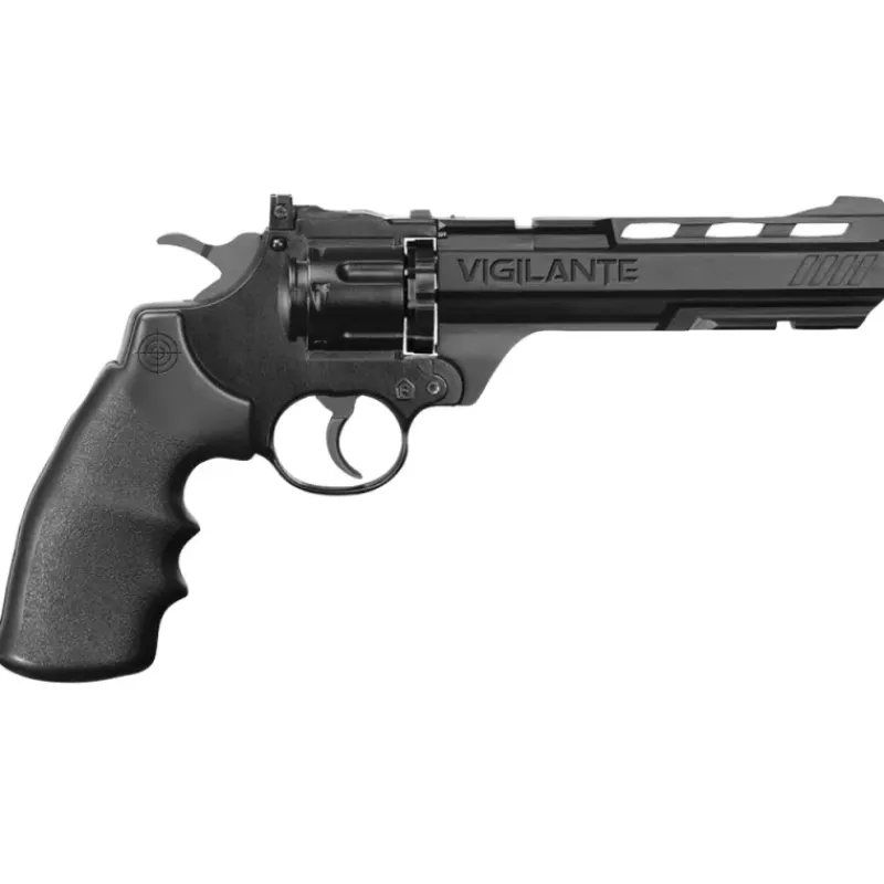 Revolver Vigilante 6-10 coups semi auto 4.5mm 4,4J noir L28,85cm*Crosman