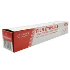 Rouleau de film étirable alimentaire 300 m x 30 cm* Discount