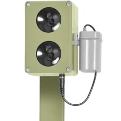 Répulsif électronique CHZ200 sur pied - Ultrasons anti-rongeurs et renards 2000m²* Best