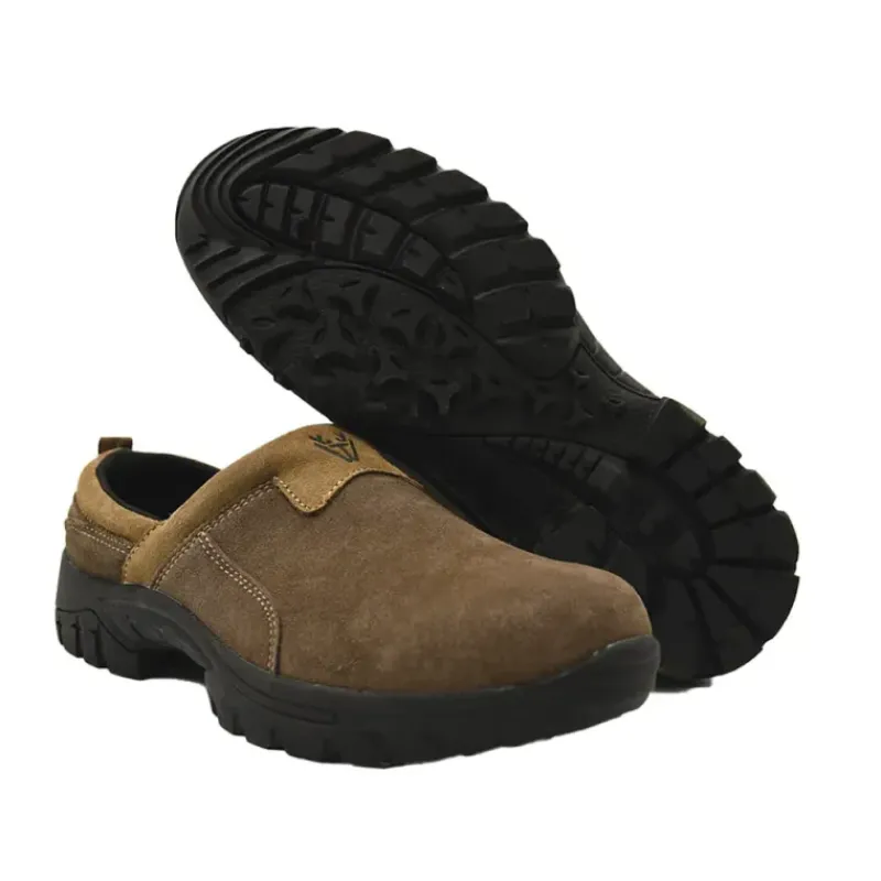 Sabotins Nevada cuir suédé chocolat 39 à 46*TeamWood Best