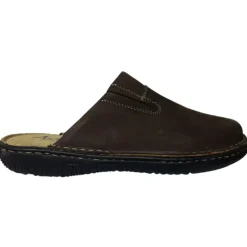 Sabots Homme Dubbo en Cuir Marron -*Ayoka