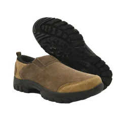 Sabots Montana cuir suédé chocolat / taupe 39 à 46*TeamWood Clearance