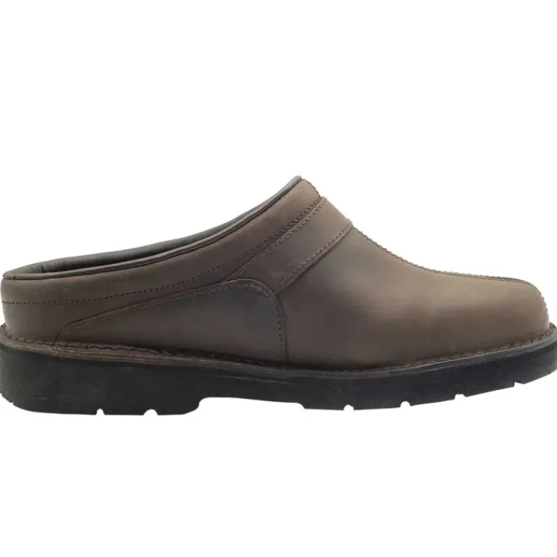 Sabots Aigual cuir pleine fleur marron 40 à 47*STAGUNT